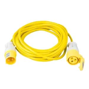 14m Cee Industrial Electrical Extension Cable Cord 16A 110V 1.5mm 2.5mm Yellow - Ningbo Znpon Electrical Appliance Co., Ltd - China