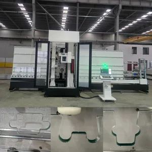 Shower Room Glass Special Vertical Drilling Milling Machine Notching Equipment - Jinan Hengsheng Cnc Technology Co., Ltd. - China