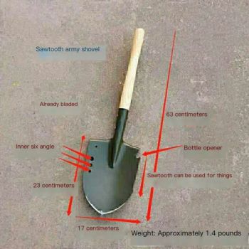 Hot Sale Wooden Handle Spade Gardening Agricultural Tool Round Mouth Spade Farming Multi-Function Shovel - Linyi Lvzhiyuan Garden Tools Co., Ltd - China