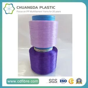 400d Professional Textile China Polypropylene Hollow Yarns Used for Braided Rope - Chuangda Plastic Industry Co., Limited - China