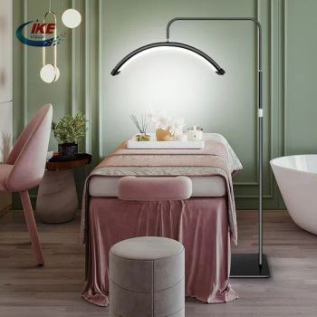 Newest Cosmetics Moon Light Lamp for Lashes Lash Bed Half Moon Floor Lamps for Beauty - IKE Visual Co., Ltd. - China