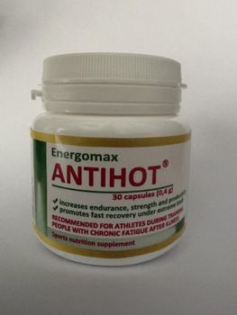 Antihot Energomax -Unique product for enhanced physical endurance and stamina - BIOFOODPHARM - Ukraine