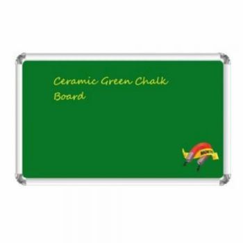 Melamine Writing Surface Magnetic Green Chalk Boards, For School, Board Size: 12x24 Inch - K.S.Copierr - India