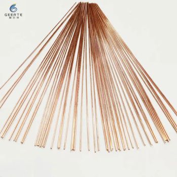 3mm Copper Brass Welding Rods Pipe Alloys Brazing Round Rod Stripes Alloy HVAC A/C Filler Metal Flame Brazed Earth Tube Rod - Qingdao Geerte Refrigeration Parts Co., Ltd. - China