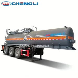 25 Tons Tri-Axle Sulfuric Acid Tank Trailer 15000L for Chemical Transport with Low Price - Chengli Automobile (Wuhan) Co., Ltd - China