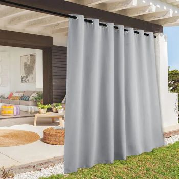 Shade Outdoor Curtains Porch Curtains Waterproof Privacy Blackout Curtains for Outdoors - Shaoxing City Xinlan Textile CO., LTD. - China