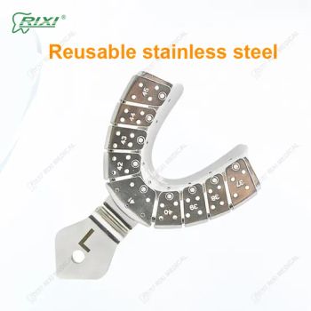 Specialized Instrument Equipment Orthodontic Material Sturdy Dental Impression Stainless Steel Trays - Foshan Rixi Medical Equipment Co., Ltd. - China