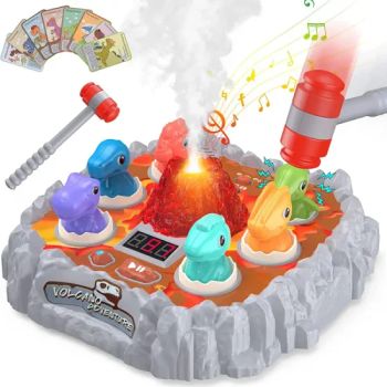 Three Game Modes Cute Shape Children Toys Simulated Volcanic Eruption Rest Pounding Toy Boys and Girls Gift Dinosaur Game Toy for Kids - Shantou Tombo Toys Co., Ltd. - China
