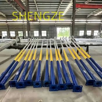 Outdoor Galvanized Light Lamp Post 4m 5m 6m 8m 12m Solar Street Light Lighting Pole Price - Yangzhou Shengze Lighting Technology Co., Ltd - China