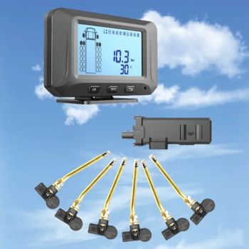 Auto Security Alarm Save Fuel Solar Smart Car TPMS Digital LCD Display Tire Pressure Monitoring System Sensor with 6-18 Sensors Optional - Shenzhen KangTong Technology Co., Ltd. - China