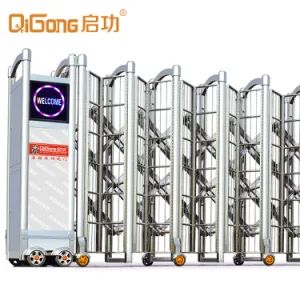 Security Entrance Gates Sliding Retractable Electric Door Factory Main Designs Qg-J1716 - Guangdong Qigong Industrial Group Co., Ltd. - China
