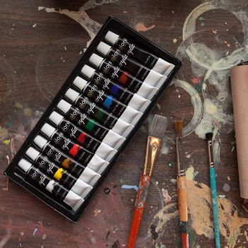 12 Colors Art Supplies 12ml Artist Acrylic Paint Set Acrylic Pouring Paint Customized Fluid Art Paint Set - Shanghai Haobin Stationery & Art Material Co., Ltd. - China