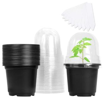 Clear Plant Nursery Pots Transparent Plastic Gardening Planting Containers Cups Planter - GOOD SELLER CO., LTD - China