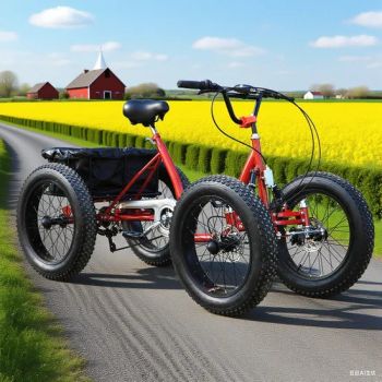 Pedal 20 Inch 4 Wheel Cargo Bike with Large Storage Basket - Changsha Favorite Technology Co., Ltd. - China