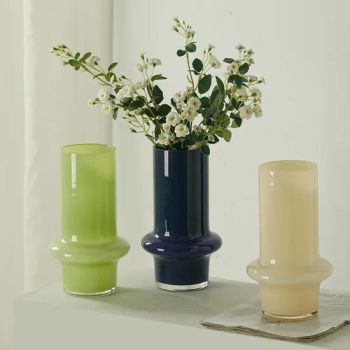 Light Luxury Opaque Colored Glass Vase High Creativity Home Decoration - Shanxi Midas Industrial Co., Ltd. - China