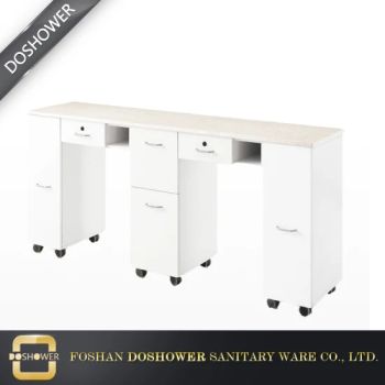 Nail Wood Dust Collector with Used Manicure Table Vent Color White Glass Top Yes Condition New Certification Ce Model NO. - Foshan Doshower Sanitary Ware Co., Ltd. - China