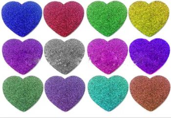 Customized Heart-Shaped Nail File Non-Woven Onion Powder Glitter Nail File NF7185 - BY TRIMS CO., LIMITED - China