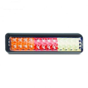 1X 10-30V Amber Red White LED Combination Tail Light Crystal Rear Lamp Glue Waterproof Light Bar for Trailer Back Caravan Truck - T-Bull Electronics Co., Limited - China
