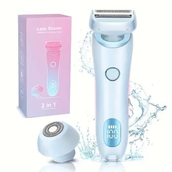 Portable Electric Lady Shaver Epilator 2 in 1 Rechargeable Bikini Trimmer Women Electric Shaver for Underarms Legs - Creative(Xiamen)Import and Export Co., Ltd. - China