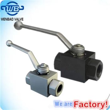 Yjzq High Pressure Hydraulic Ball Valve FF/ High Pressure Ball Valve / Hydraulic Valve / G Threaded 304 Forged Steel A105 Ball Valve / Valve 350bar - Wenbao Valve Co., Ltd. - China