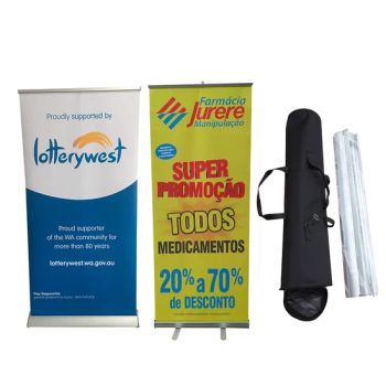 Roll up Displays Advertising Banner Stand Rollup Standee Custom - WUHAN JARMOO FLAG CO., LTD. - China