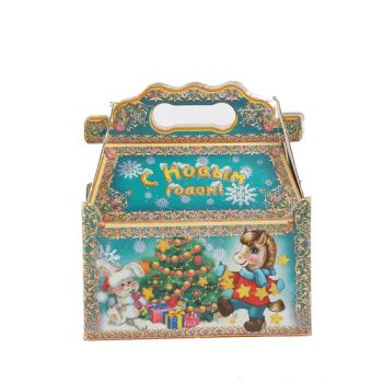 Wholesale Luxury Christmas Chocolate Cardboard Paper Gift Boxes Transparent Tall Cake Folding Gift Packaging Box - Shanghai Woods Packaging Co., Ltd. - China