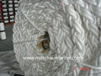Docking Marine Ropes with Eyes Both Ends for Sale Color White Strength ≥25KN Origin Jiangsu Certification CE Model NO. marine - Zhenjiang Matchau Marine Equipment Co., Ltd. - China