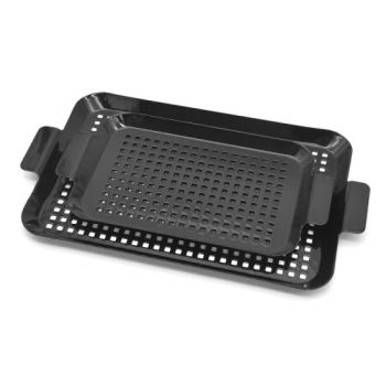 Barbecue Accessories Grill Basket Utensils Non Stick Stainless Steel Enamel Grill Pan - Suzhou Rdit Commercial Co., Ltd. - China
