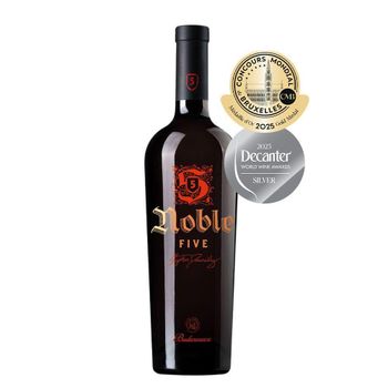 Noble N5 red blend vintage 2022 14,5%Alc still premium wine Color Mysterious Dark Ruby Serving Temperature 16 - 18°c Maturity Period 9 To 12 Months - S.C. Viile Budureasca S.R.L. - Romania