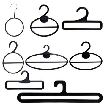 Factory Direct Multi Functional Towel Hanger Plastic Scarf Hangers Black Plastic Scarf Cloth Coat Hangers - Suzhou Fairy Daily Products Co., Ltd. - China
