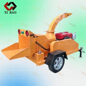 Small Garden Wood Chipper Shredder Electric Mobile Crusher Origin Henan Warranty 1 Year Trademark yuruida Blade Length - Henan Yibao Machinery Equipment Co., Ltd. - China