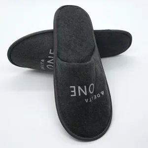 High-Quality Coral Fleece Hotel Slippers Good Price Customized Logo Hotel Disposable Slippers - Yangzhou Haisheng Slipper Co., Ltd. - China