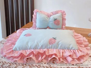 Design Pup Cushion Pet Accessories Bowknot Quality Dog Square Beds - TOWAY LIMITED - China