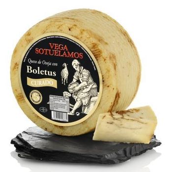 HARD SHEEP MILK CHEESE WITH BOLETUS - VEGA MANCHA - SPANISH CHEESE SPECIALIST - Spain