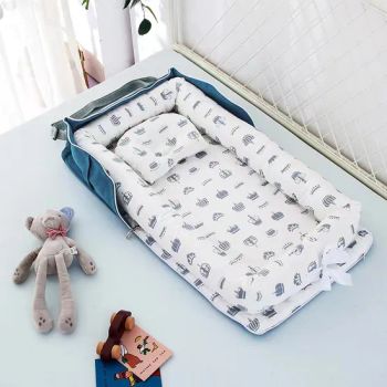 Rectangle Eco-Friendly Materials Cotton Cover New Birth Baby Sleeping Nest Bed Folded Baby Nest Crib - ANHUI KINGSON HOUSEHOLD PRODUCTS CO., LTD. - China