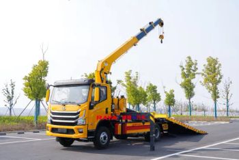 New 4X2 6ton Platform Wrecker Crane Towing Truck for Roadside Assistance - Hubei Ruiyate Automobile Co., Ltd - China