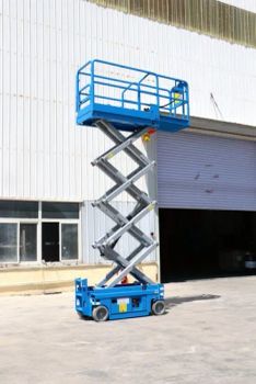 High End Electric Hydraulic Scissor Cargo Lift for Sale Electric Pallet Stackers 1.5t Manual Winch Forklift Mini Warehouse Hydraulic Electric Cheap Price Folk - Minfa Intelligent Technology(Shandong) Co., Ltd. - China