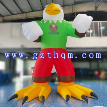5m Tall Advertising Eagle Inflatable Cartoon Characters American Eagle - Guangzhou Tianhong Inflatable Limited - China
