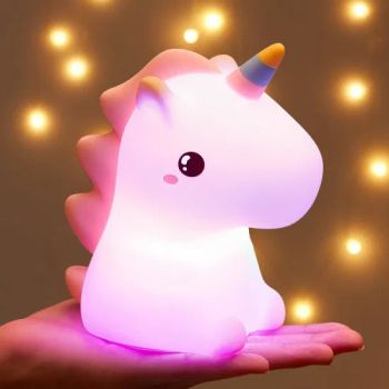 Unicorn Night Lights for Girls Bedroom Toy Gift Origin China HS Code 85131090 Trademark Colorlife Model NO. BR-N-WH201 PAT - Guangzhou Ourui Electronic Co., Ltd. - China
