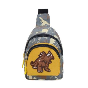 Kids Bags Dinosaur Card Fashion Chest Bag Messenger Bag Season All Origin China Capacity Big Style Cartoon Gender Unisex - Skylark Network Co., Ltd - China