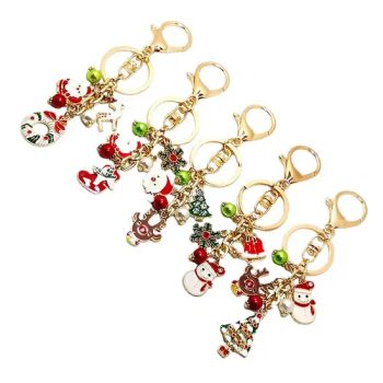 Christmas Hot Sale Metal Enamel Cartoon Style Promotion Gift Model 3D Souvenir Design Personalized Decoration Keychain - Zhongshan Xiangda Metal Arts & Crafts Co., Ltd. - China