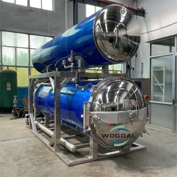 Water Immersion Autoclave Retort Pouch Food Retort Machine Grade Class I Brand Name Wogoal Place of Origin China Packaging Details Seaworthy packing - Shandong Wogoal Machinery Co., Ltd. - China