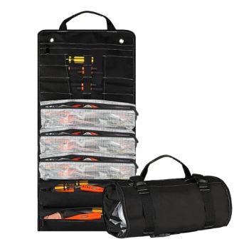 Large Roll up Tool Bags with PVC Pockets Heavy Duty Carry Bag for Home Electrical Tools Outdoor Tools Kits - Quanzhou Boenly Trade Co., Ltd. - China