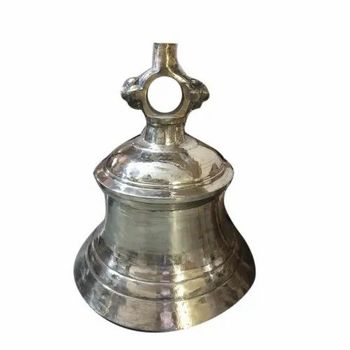 Brass Temple Bell, Size: 3.5 Inch Brand SSRN Size 3.5 Inch Material Brass Finish Polished Usage/Application Temple Country of Origin Made in - Shyam Sunder Ram Narain - India