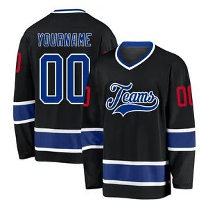 OEM Sublimated Digital Printing Hockey Jerseys Custom Logo Ice Hockey Uniforms Ice Hockey Jersey - Goldleaf (Shenzhen) Sports Co., Ltd. - China