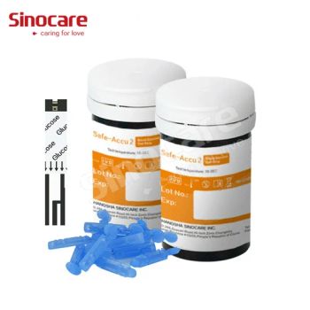 Sinocare Diabetic Test Strips CE Approved Glucometer Strips Blood Glucose Meter Test Strips Diabetic Test Strips - Changsha Sinocare Inc. - China