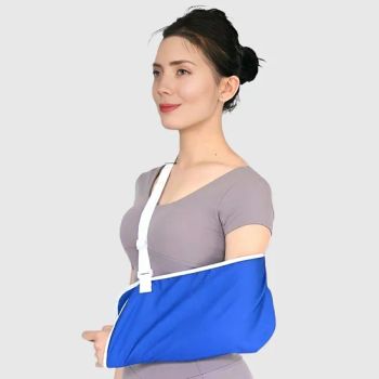 Medical Arm Sling Shoulder Injury Arm Strap Sling Split Strap Technology Ergonomic Design Forearm Support Fixator Sling - XIAMEN DORRELLA HEALTH TECHNOLOGY CO.,LTD - China