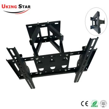 Plasma Flat Screen Full Motion Dual Arm 26-55'' TV Wall Bracket TV Wall Mount Swivel up Down - Hebei Uking Star Metal Products Co., Ltd. - China