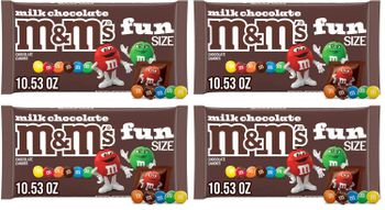 Wholesale M&M'S Milk Chocolate Fun Size Candy Bag, 10.53oz (Pack of 4) - Smart Agri GmbH - Germany