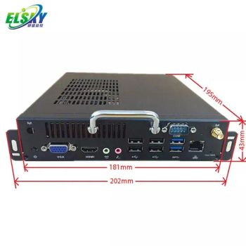 Cheap X86 Graphics Card 1000m RJ45 Port VGA DDR3 H81 Chip Core I7 I5 I3 OPS Mini PC VGA for Educational - Shenzhen Elsky Technology Co., Ltd. - China